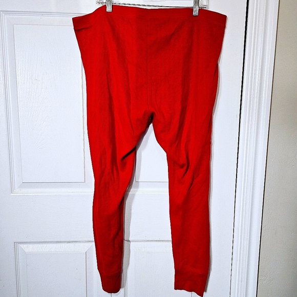 Old Navy Women's Red Thermal Waffle Weave Pajama Pants XXL Loungewear PJs Winter - Picture 6 of 6